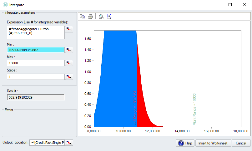 credit risk single portfolio simulation example model integrate window